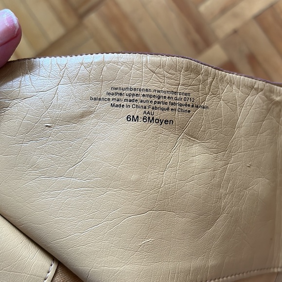 NINE WEST brown leather boots size 6M - Picture 11 of 12